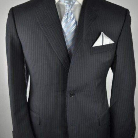 CANALI Italian Navy Modern 2Btn Suit 42L 42 L - Picture 2 of 5